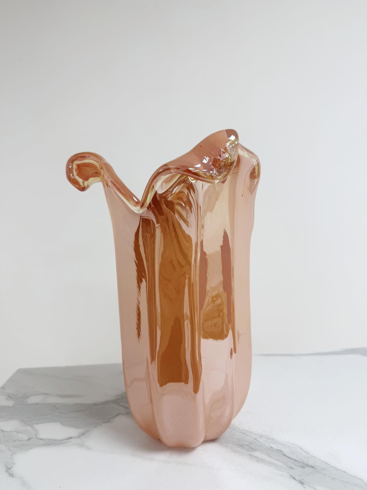Murano Glass Vase | Certified Murano Glass | Made in Italy | Decorative Vase | Collection Tulipano Grande