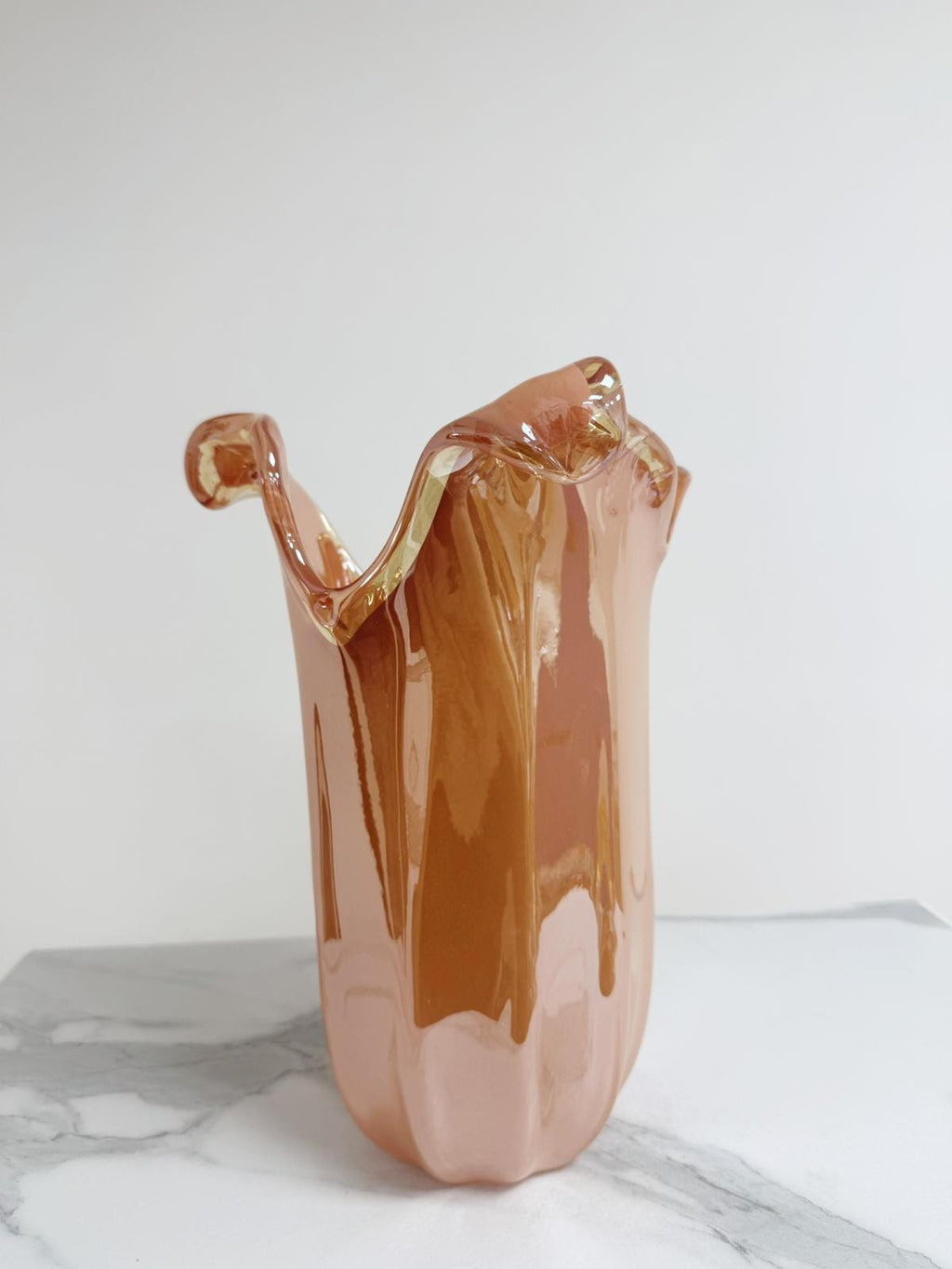 Murano Glass Vase | Certified Murano Glass | Made in Italy | Decorative Vase | Collection Tulipano Grande