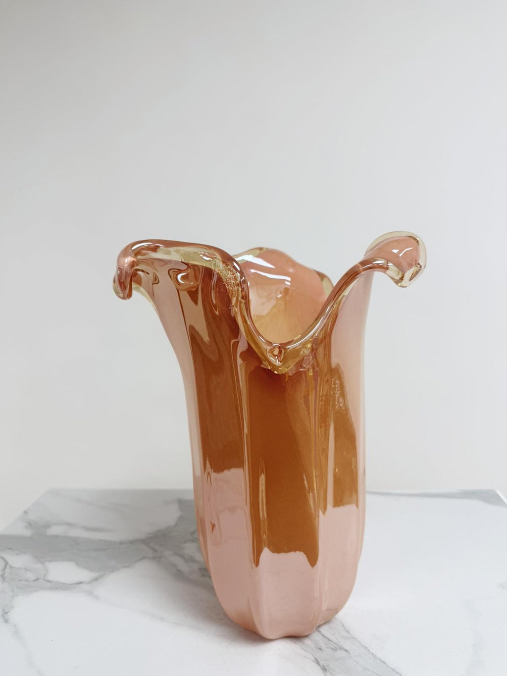 Murano Glass Vase | Certified Murano Glass | Made in Italy | Decorative Vase | Collection Tulipano Grande