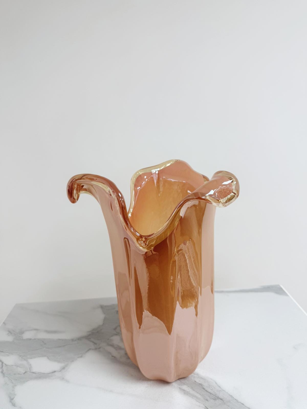 Murano Glass Vase | Certified Murano Glass | Made in Italy | Decorative Vase | Collection Tulipano Grande