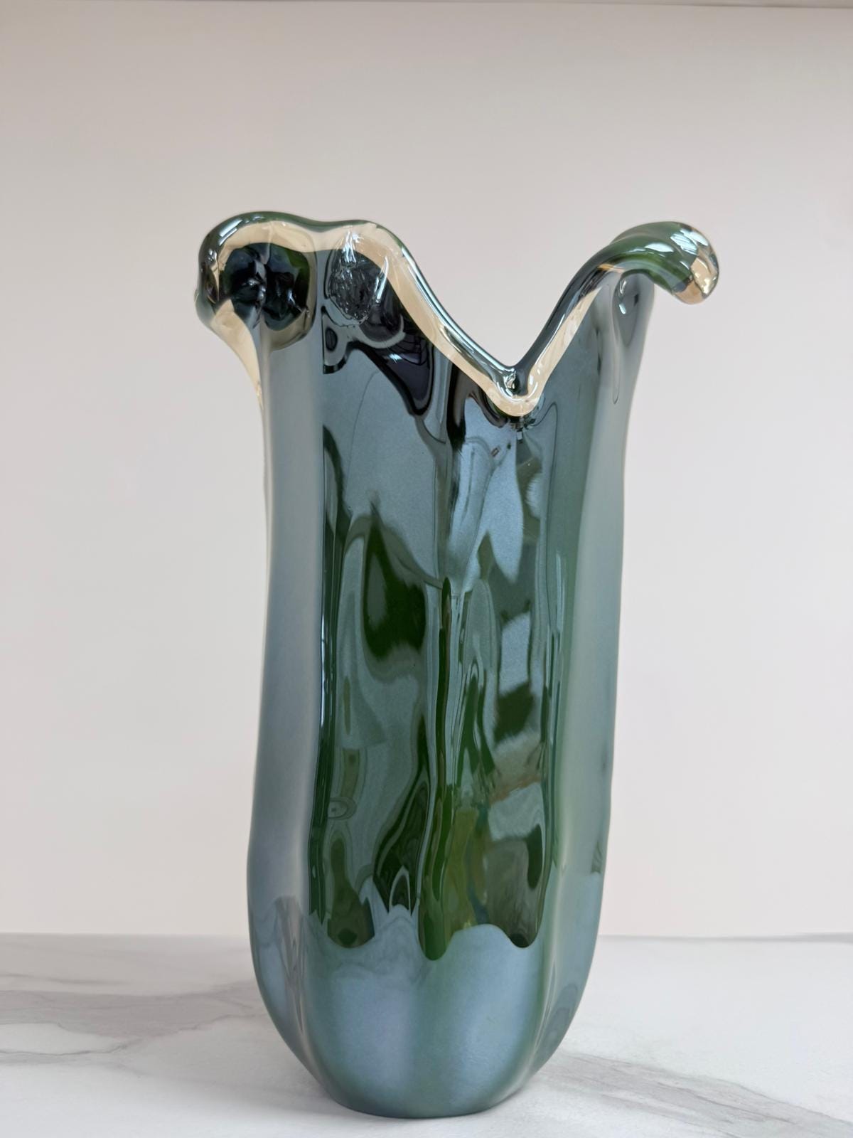 Murano Glass Vase | Certified Murano Glass | Made in Italy | Decorative Vase | Collection Tulipano Grande