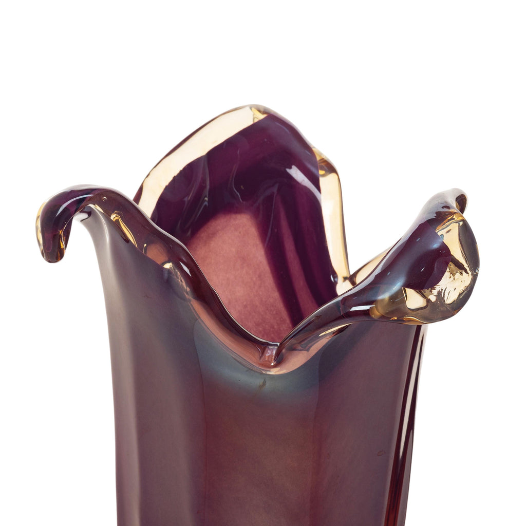 Murano Glass Vase | Certified Murano Glass | Made in Italy | Decorative Vase | Collection Tulipano Grande