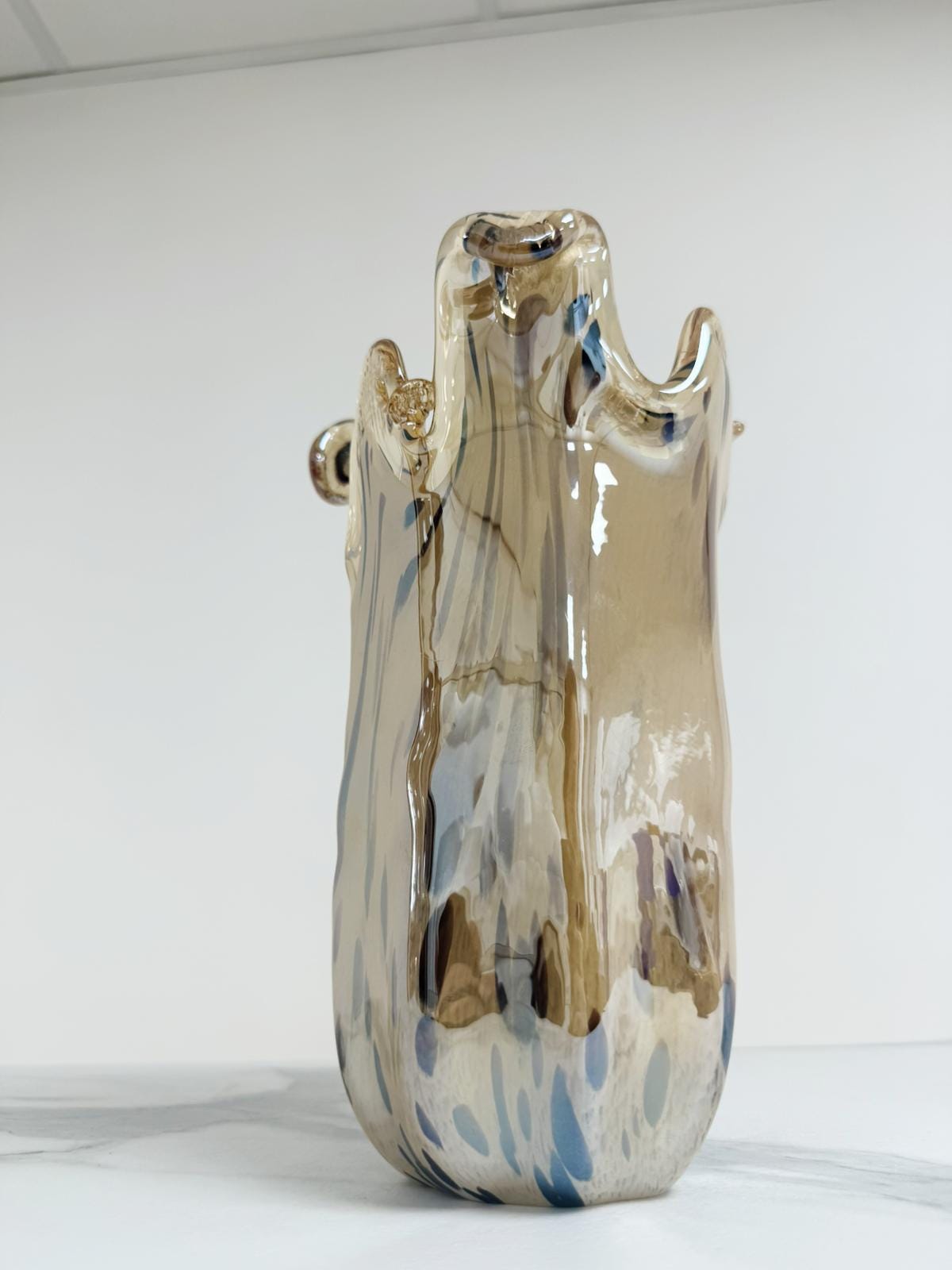 Murano Glass Vase | Certified Murano Glass | Made in Italy | Decorative Vase | Collection Venezia Medio