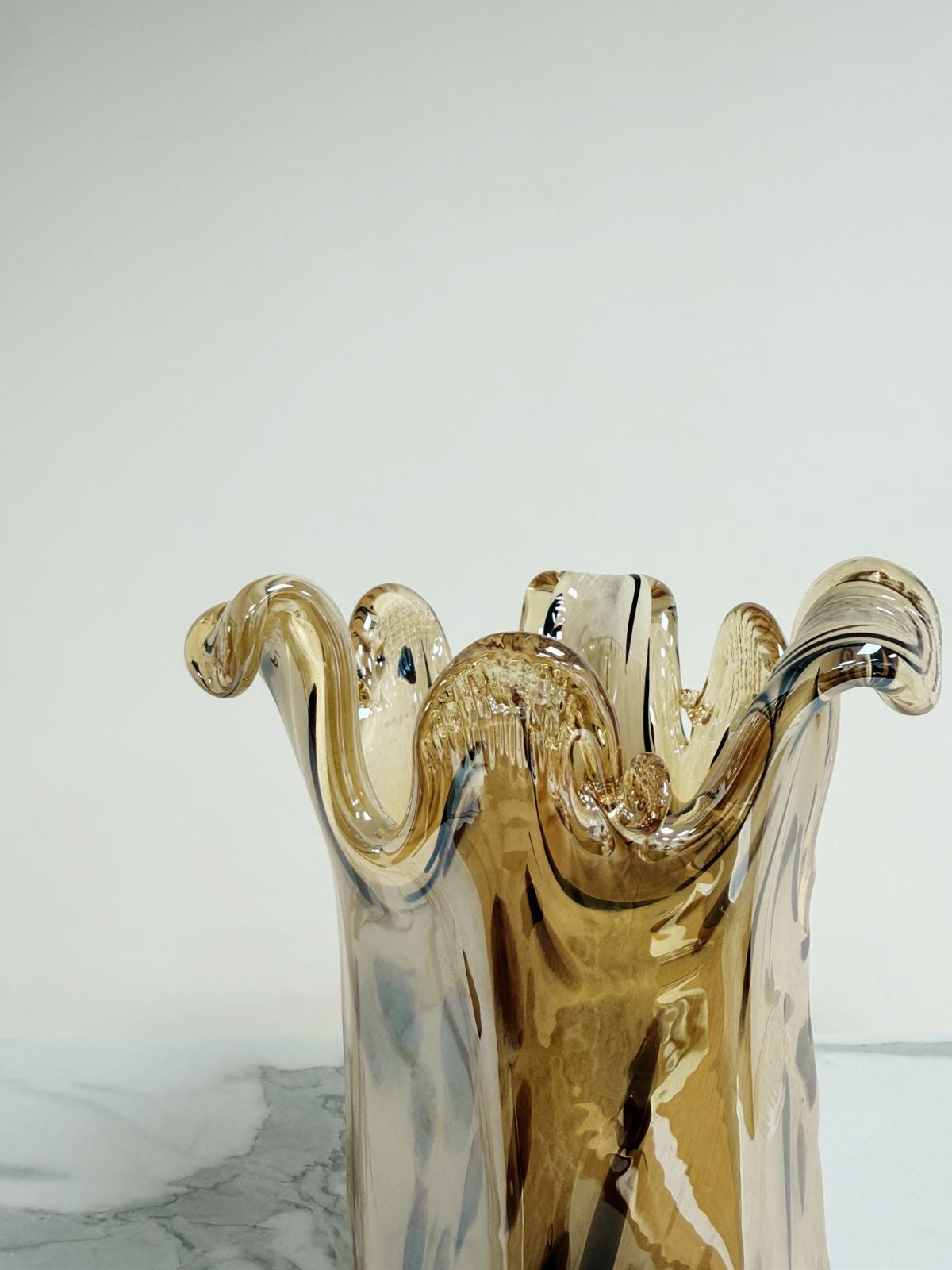 Murano Glass Vase | Certified Murano Glass | Made in Italy | Decorative Vase | Collection Venezia Medio