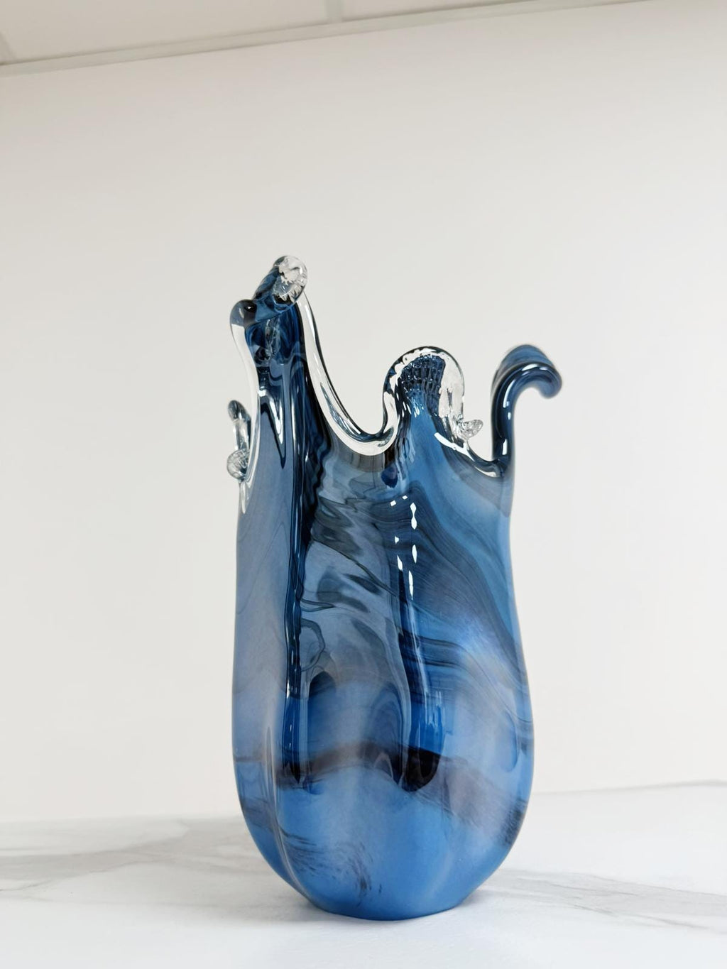 Murano Glass Vase | Certified Murano Glass | Made in Italy | Decorative Vase | Collection Venezia Medio