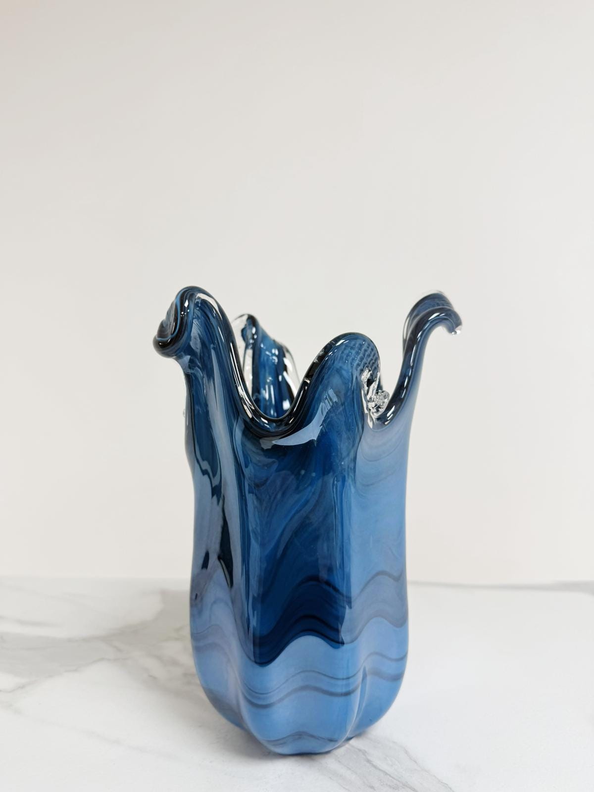 Murano Glass Vase | Certified Murano Glass | Made in Italy | Decorative Vase | Collection Venezia Medio