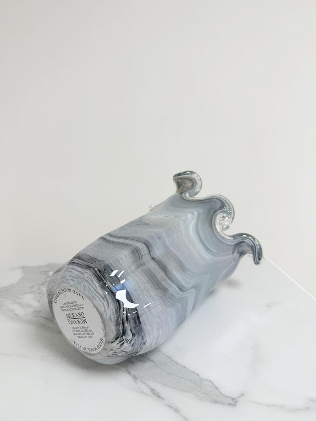 Murano Glass Vase | Certified Murano Glass | Made in Italy | Decorative Vase | Collection Venezia Medio