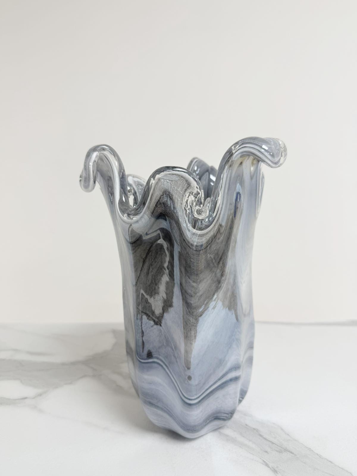 Murano Glass Vase | Certified Murano Glass | Made in Italy | Decorative Vase | Collection Venezia Medio