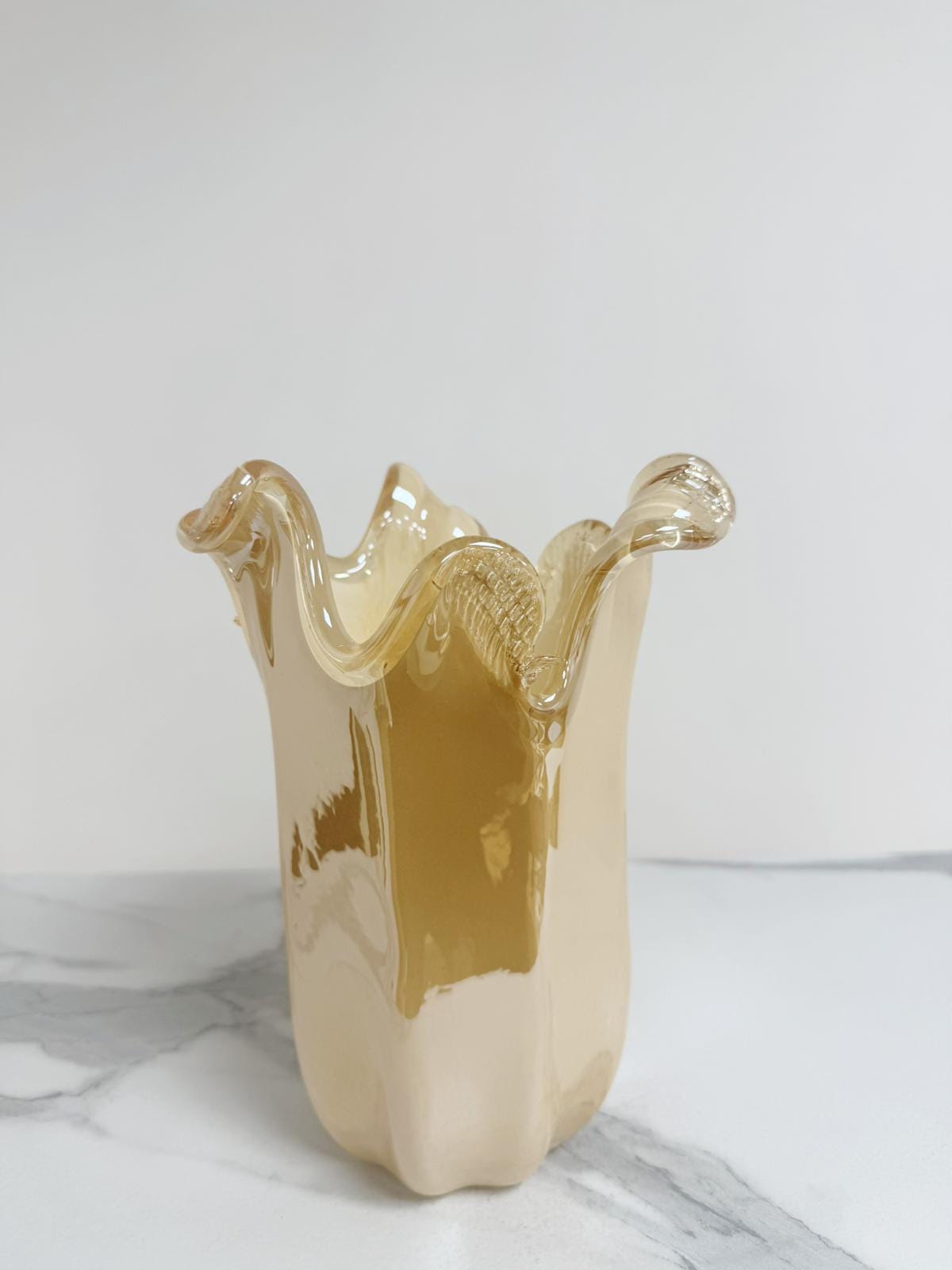 Murano Glass Vase | Certified Murano Glass | Made in Italy | Decorative Vase | Collection Venezia Medio