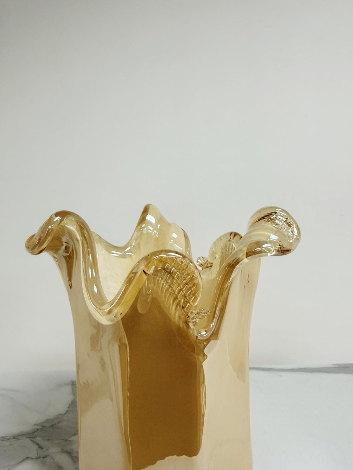 Murano Glass Vase | Certified Murano Glass | Made in Italy | Decorative Vase | Collection Venezia Medio