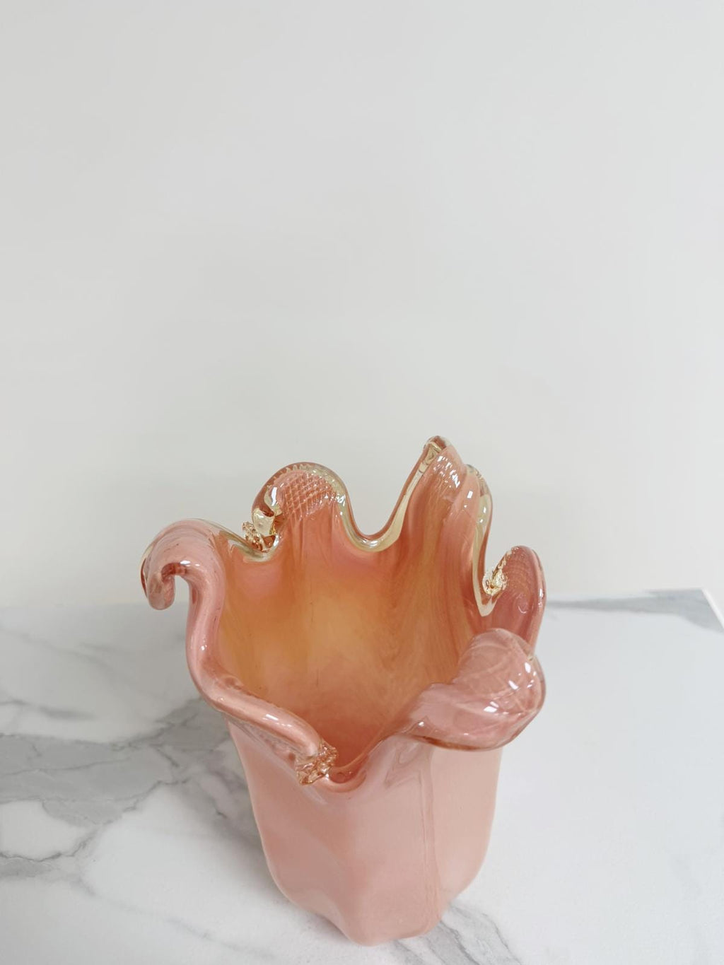 Murano Glass Vase | Certified Murano Glass | Made in Italy | Decorative Vase | Collection Venezia Medio