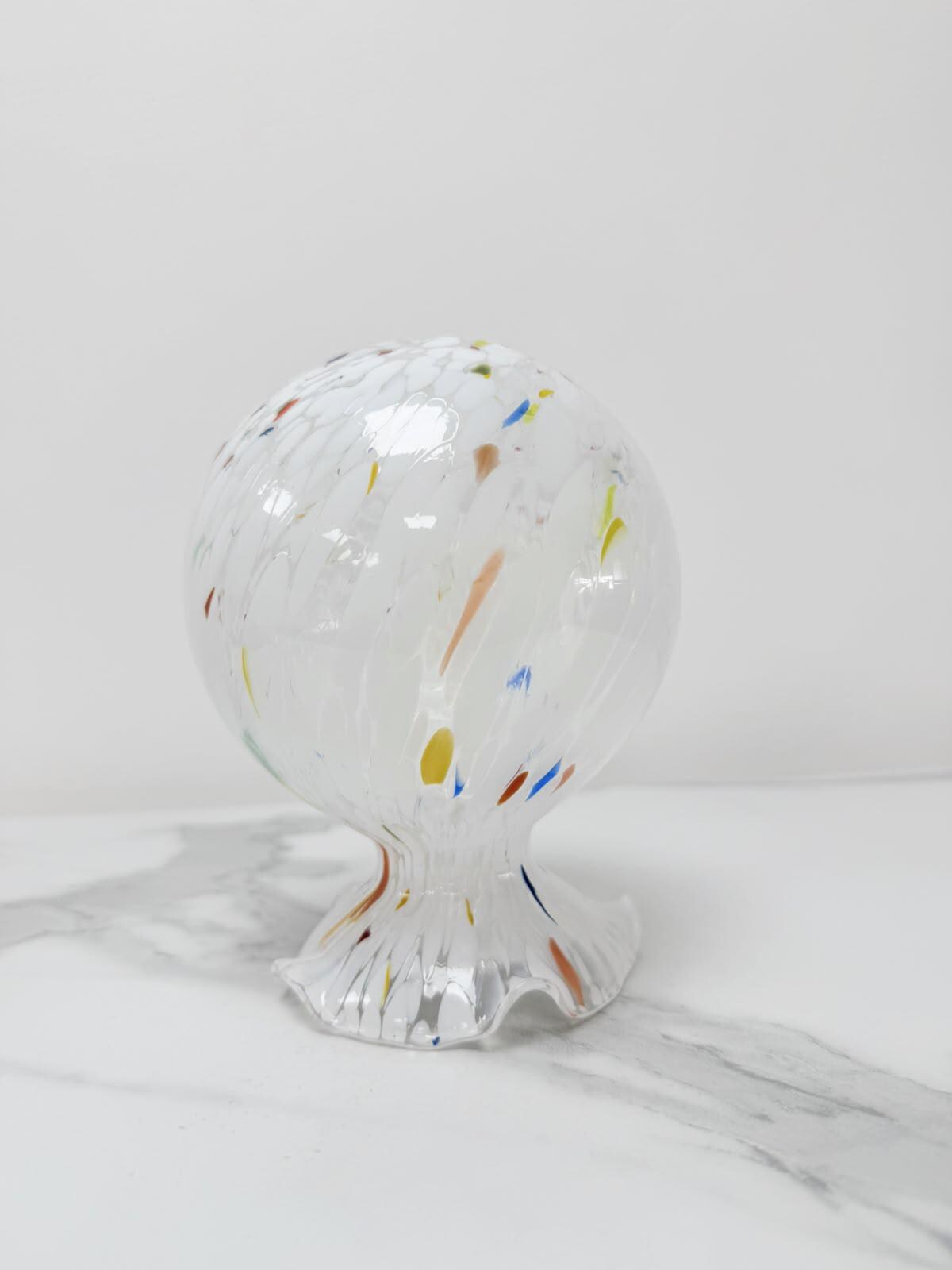 Murano Glass Vase | Certified Murano Glass | Made in Italy | Decorative Vase | Collection Smeraldo