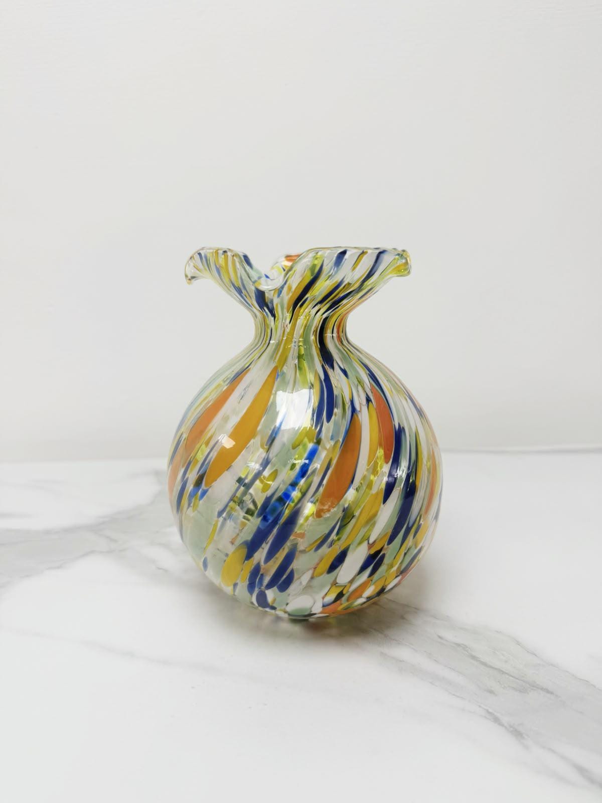 Murano Glass Vase | Certified Murano Glass | Made in Italy | Decorative Vase | Collection Smeraldo