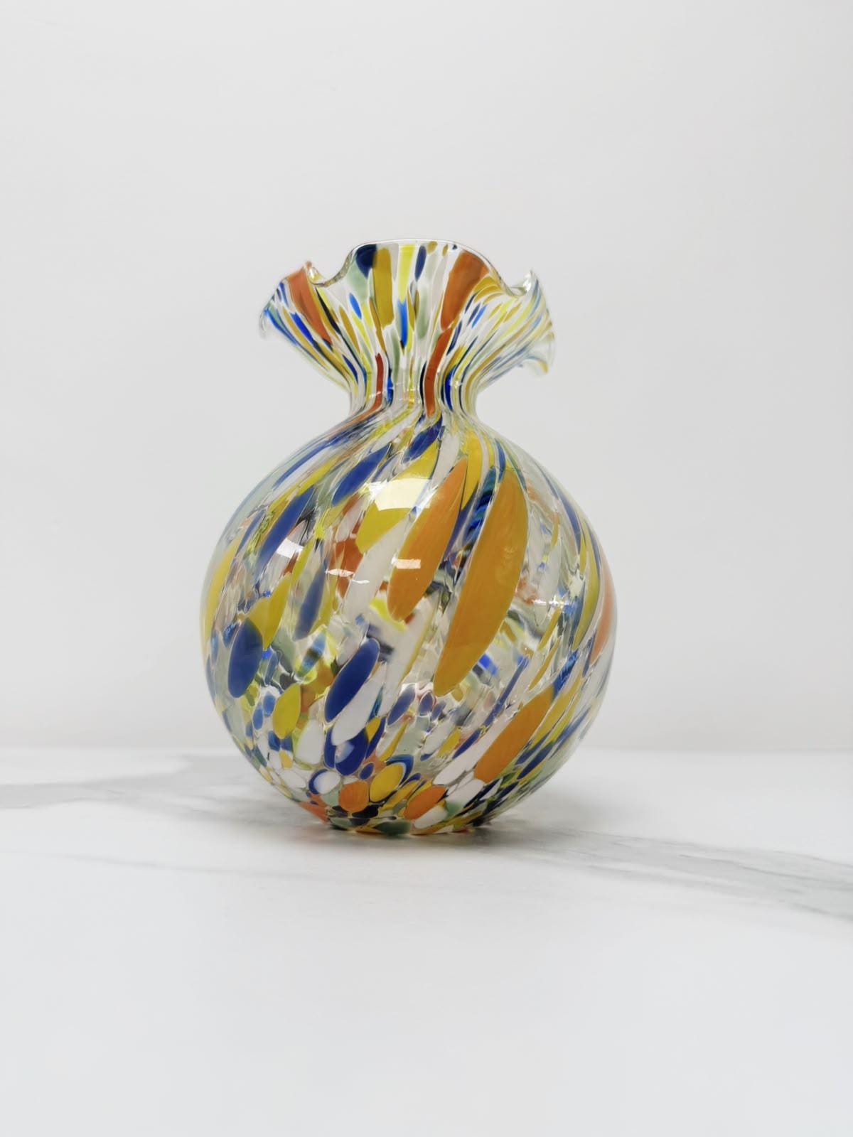 Murano Glass Vase | Certified Murano Glass | Made in Italy | Decorative Vase | Collection Smeraldo