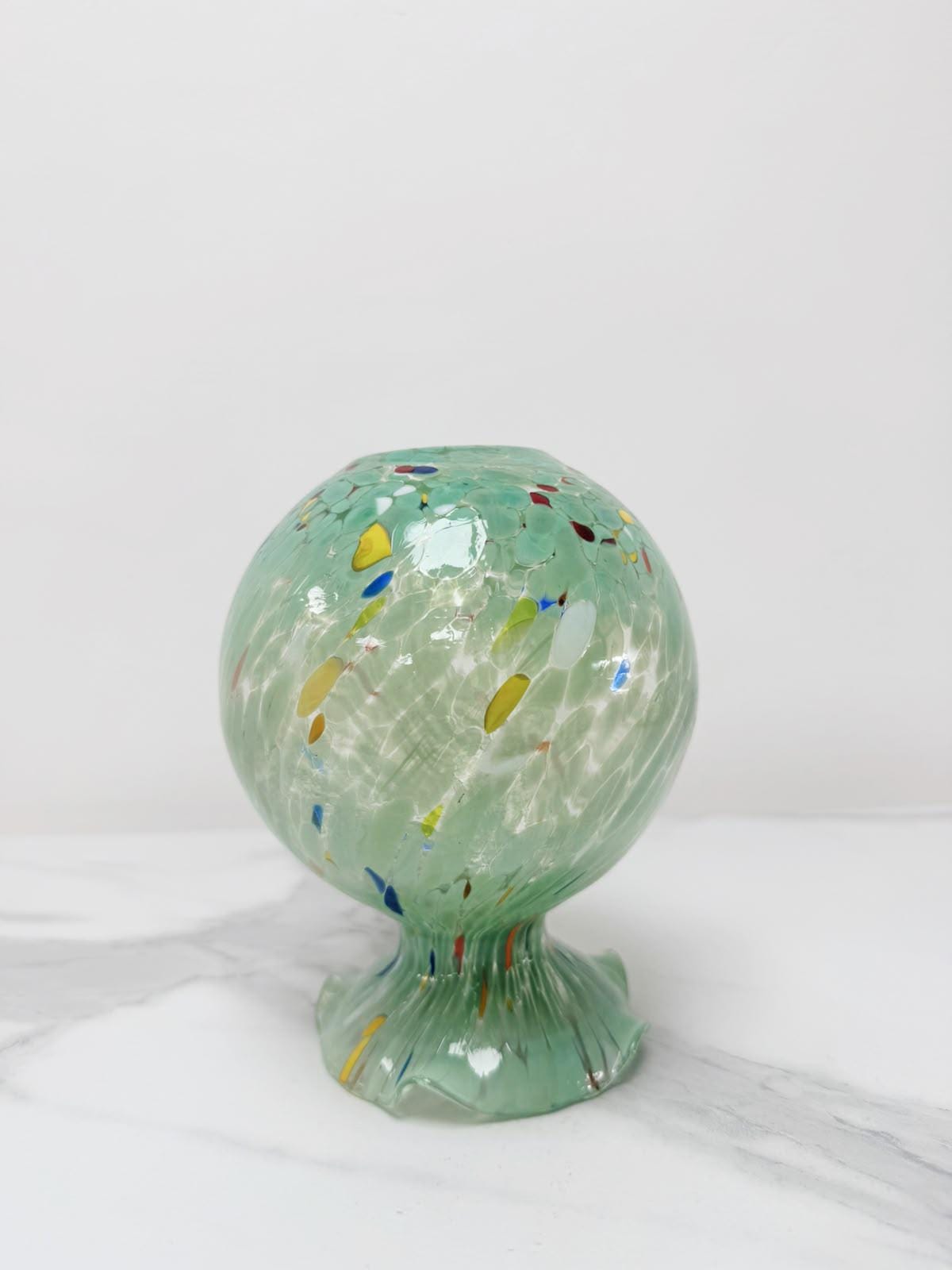 Murano Glass Vase | Certified Murano Glass | Made in Italy | Decorative Vase | Collection Smeraldo