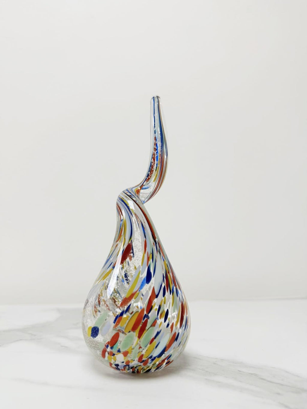 Murano Glass Lucky Horn | Certified Murano Glass | Made in Italy | Italian Good Luck Charm | Medio