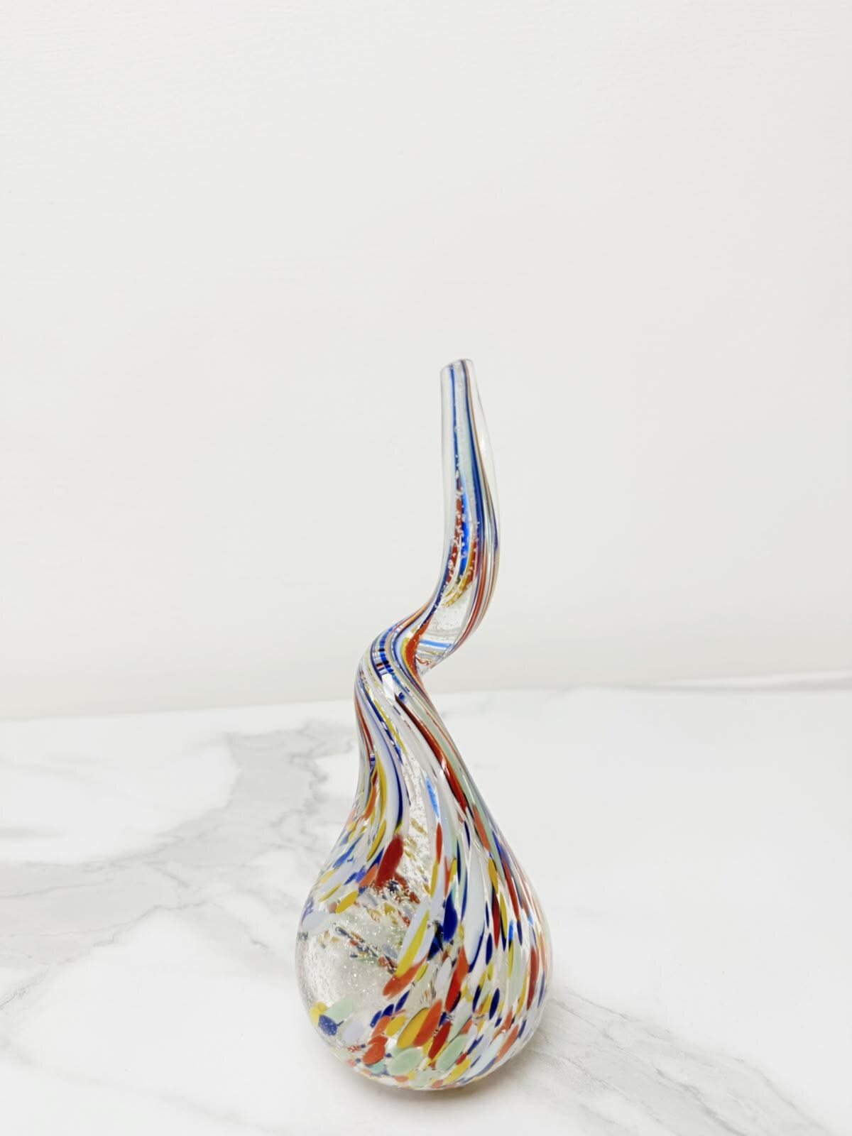Murano Glass Lucky Horn | Certified Murano Glass | Made in Italy | Italian Good Luck Charm | Medio
