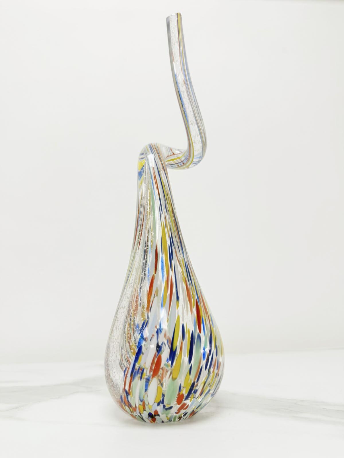Murano Glass Lucky Horn | Certified Murano Glass | Made in Italy | Italian Good Luck Charm | Grande