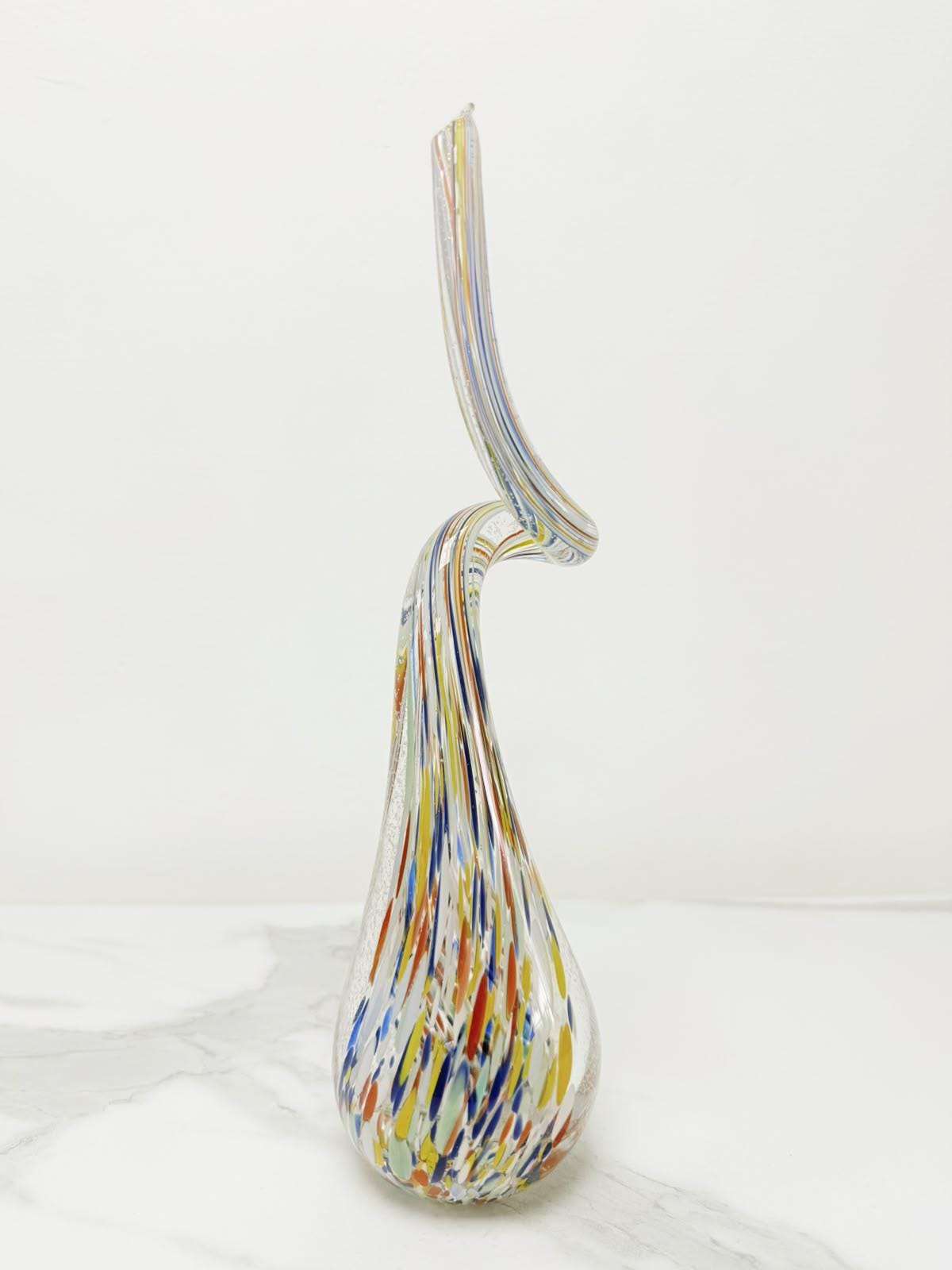 Murano Glass Lucky Horn | Certified Murano Glass | Made in Italy | Italian Good Luck Charm | Grande
