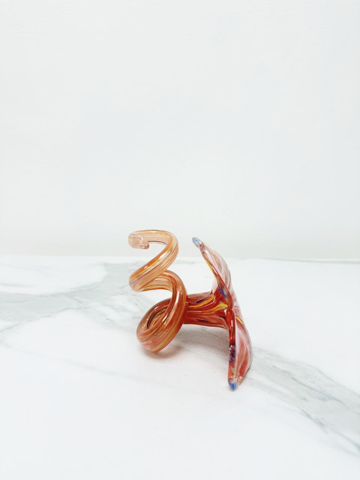 Murano Glass Flower Candle Holder | Certified Murano Glass | Made in Italy | Handmade | Collection 3 petali Mignon