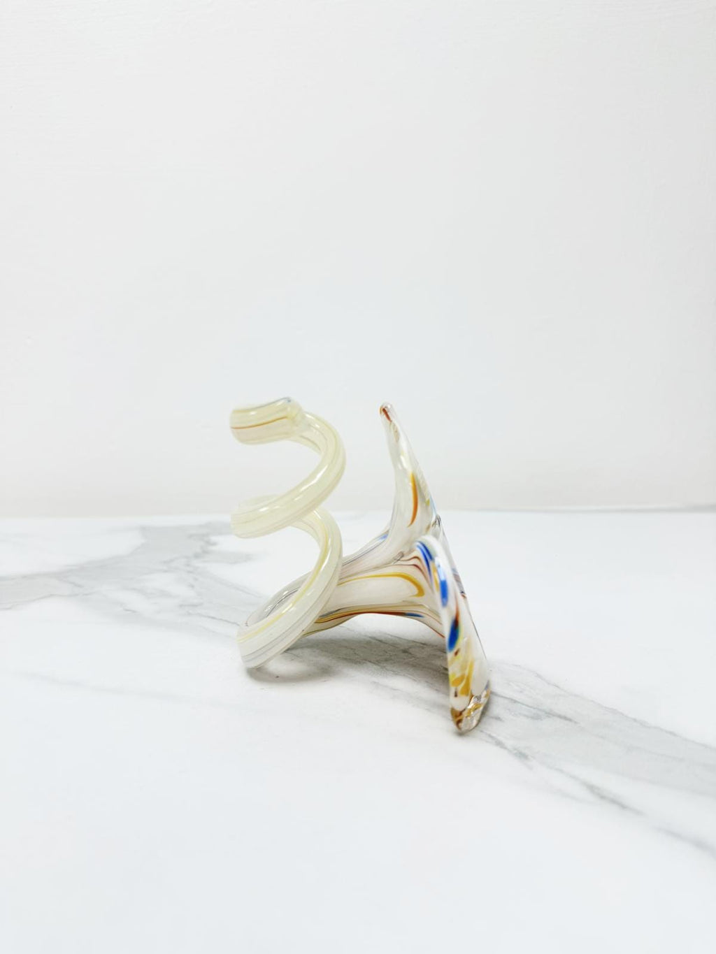 Murano Glass Flower Candle Holder | Certified Murano Glass | Made in Italy | Handmade | Collection 3 petali Mignon