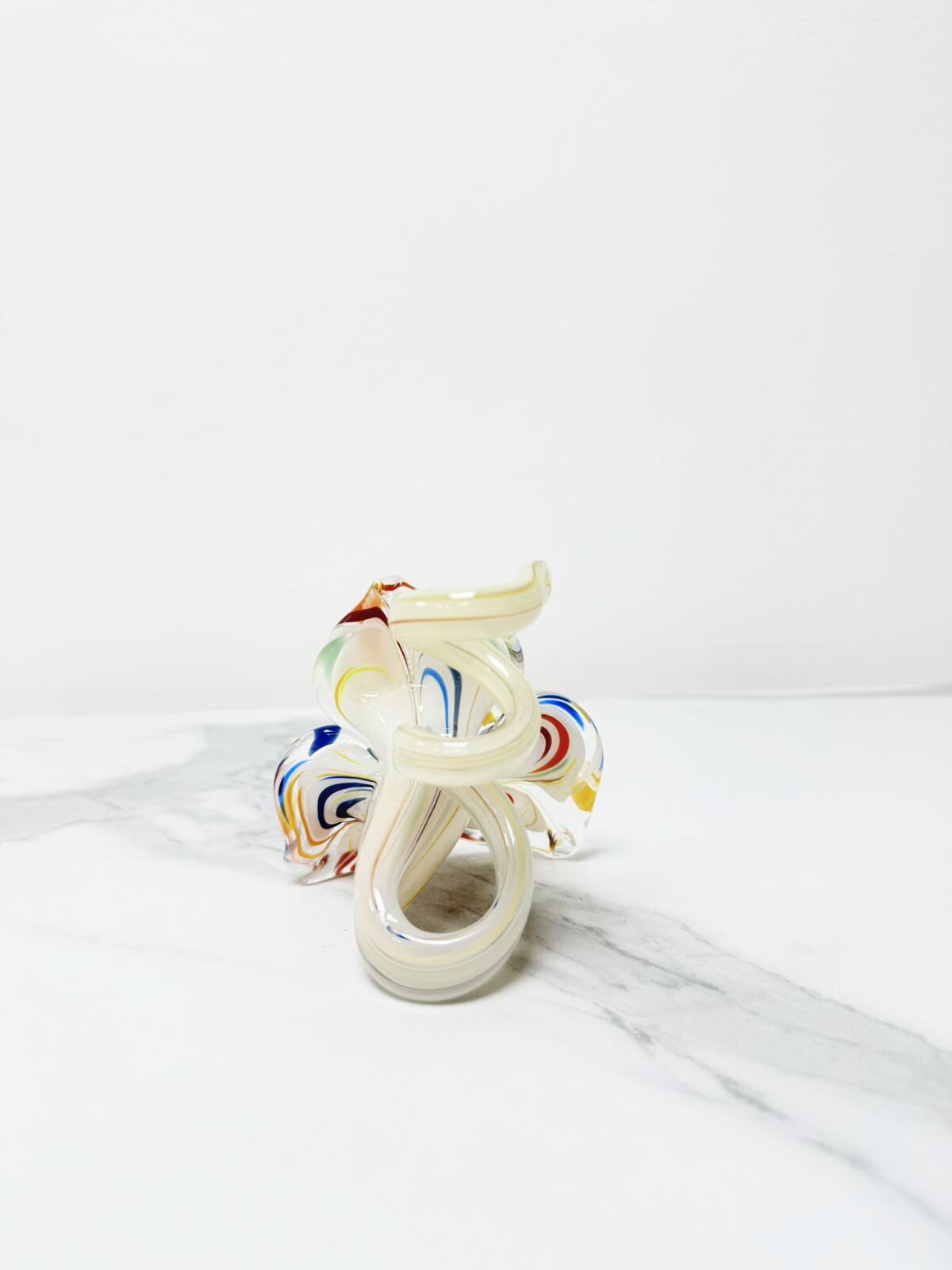 Murano Glass Flower Candle Holder | Certified Murano Glass | Made in Italy | Handmade | Collection 3 petali Mignon