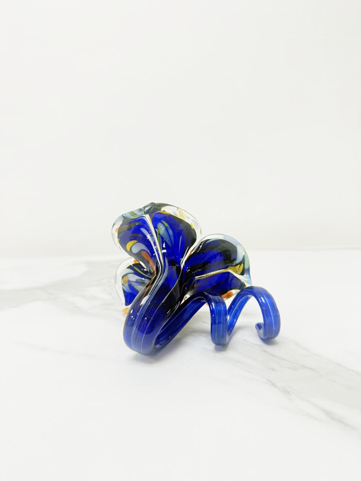 Murano Glass Flower Candle Holder | Certified Murano Glass | Made in Italy | Handmade | Collection 3 petali Mignon