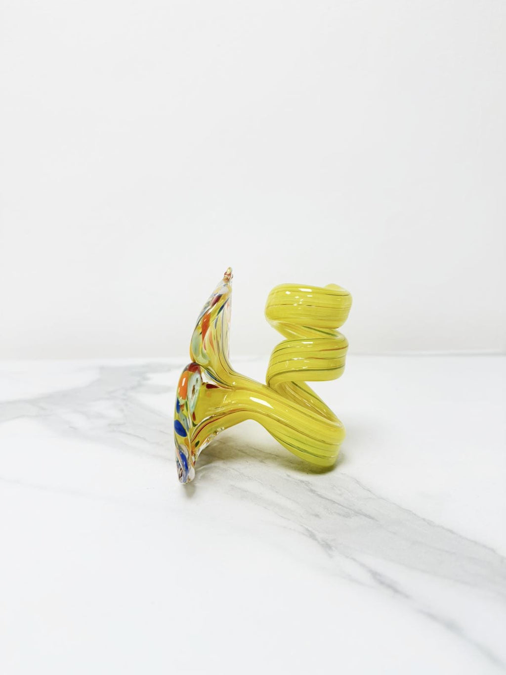Murano Glass Flower Candle Holder | Certified Murano Glass | Made in Italy | Handmade | Collection 3 petali Mignon