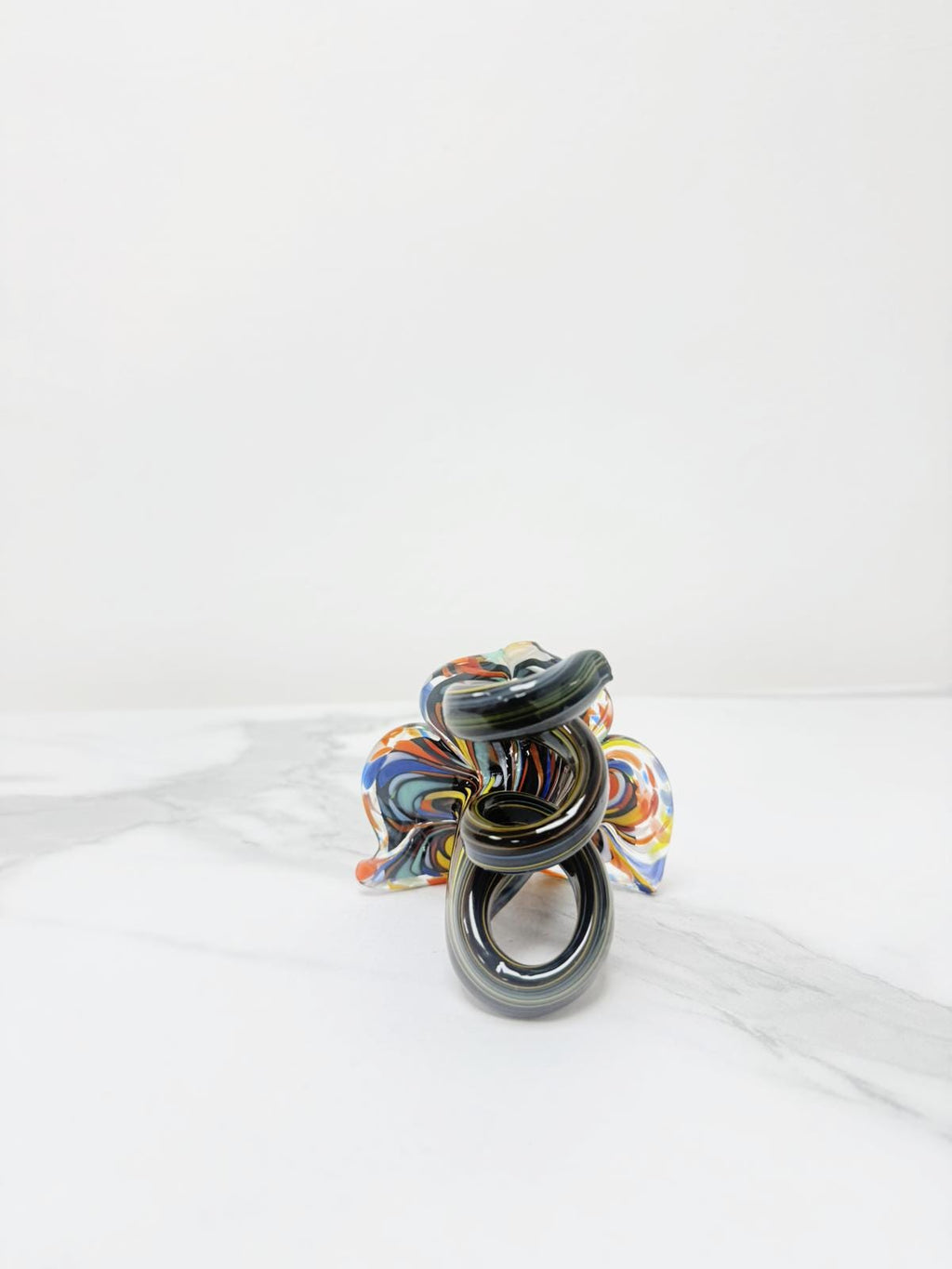 Murano Glass Flower Candle Holder | Certified Murano Glass | Made in Italy | Handmade | Collection 3 petali Mignon