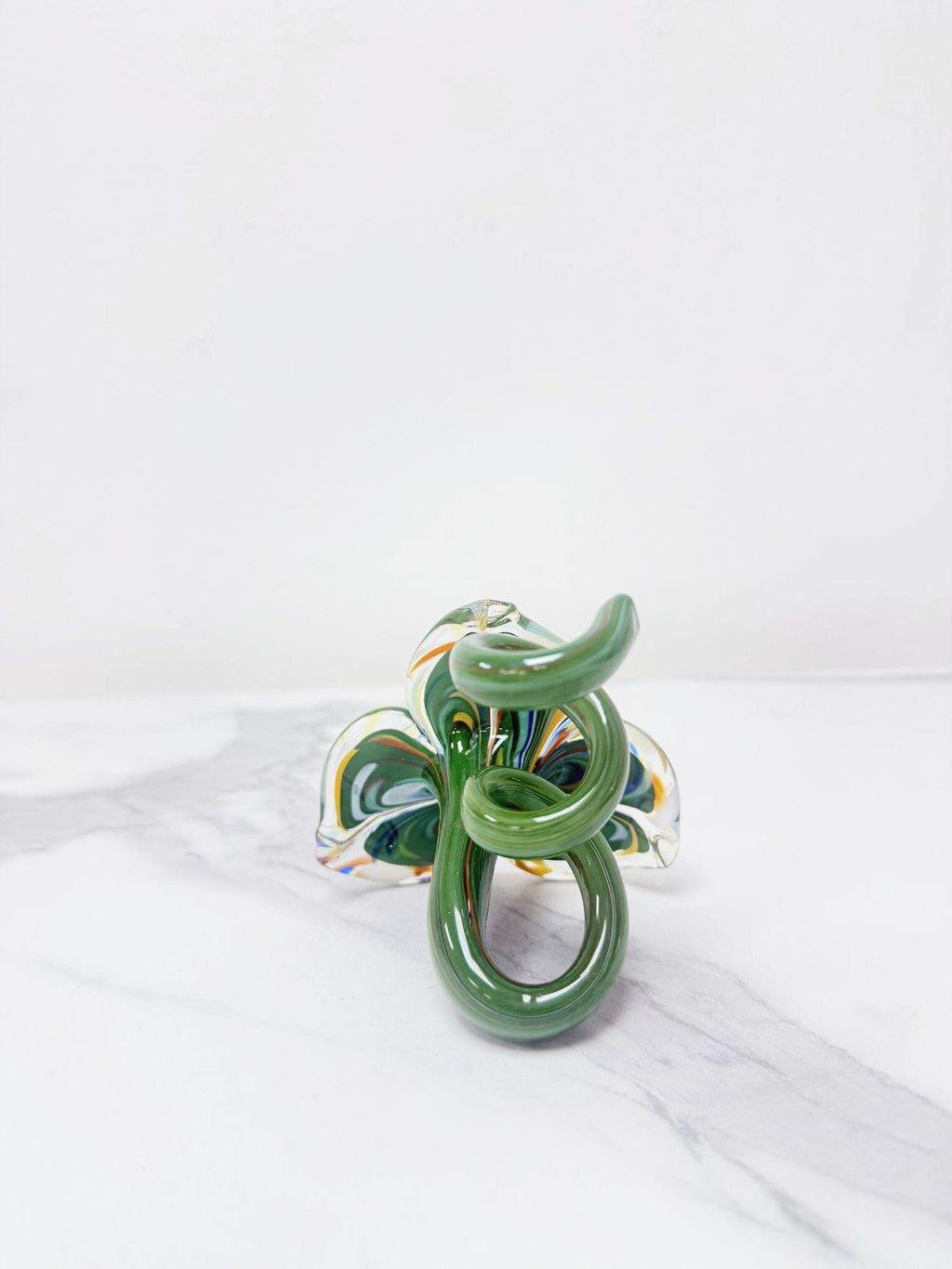 Murano Glass Flower Candle Holder | Certified Murano Glass | Made in Italy | Handmade | Collection 3 petali Mignon