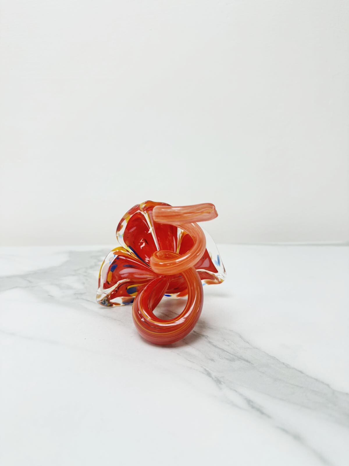 Murano Glass Flower Candle Holder | Certified Murano Glass | Made in Italy | Handmade | Collection 3 petali Mignon