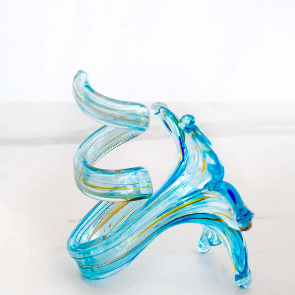 Murano Glass Flower Candle Holder | Certified Murano Glass | Made in Italy | Handmade | Collection 6 Petali
