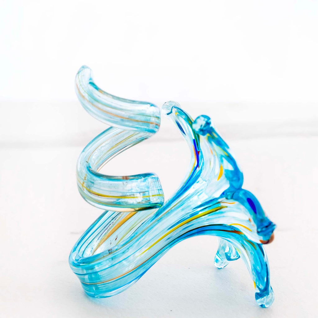 Murano Glass Flower Candle Holder | Certified Murano Glass | Made in Italy | Handmade | Collection 6 Petali