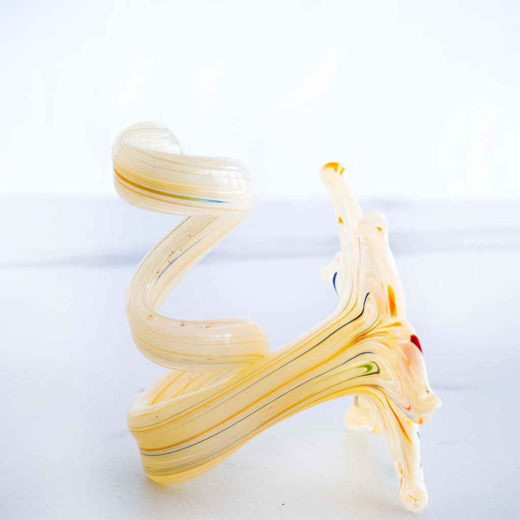 Murano Glass Flower Candle Holder | Certified Murano Glass | Made in Italy | Handmade | Collection 6 Petali