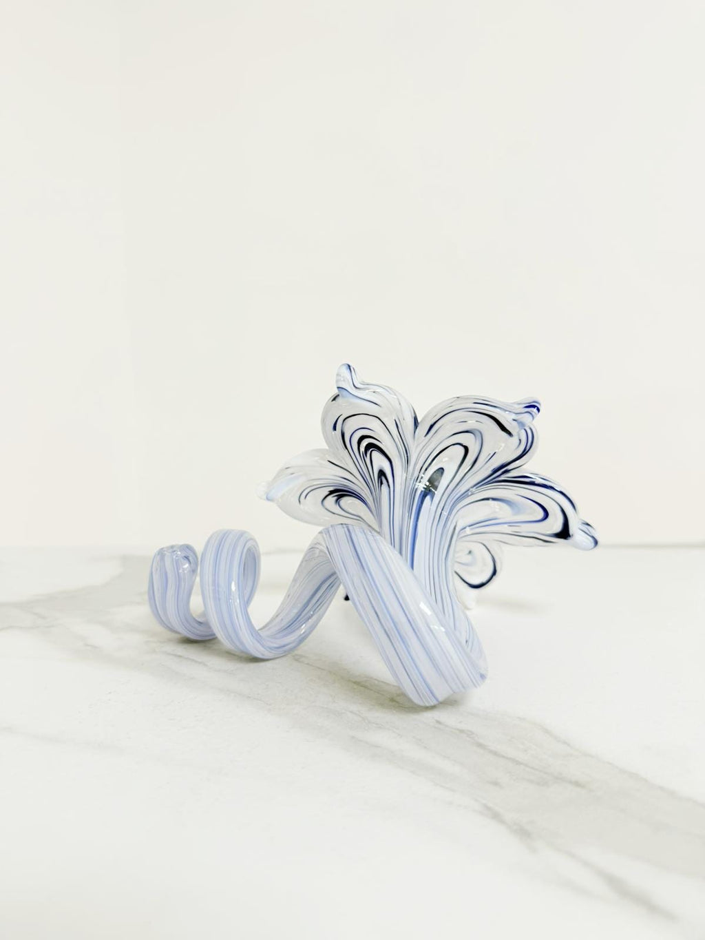 Murano Glass Flower Candle Holder | Certified Murano Glass | Made in Italy | Handmade | Collection 6 Petali