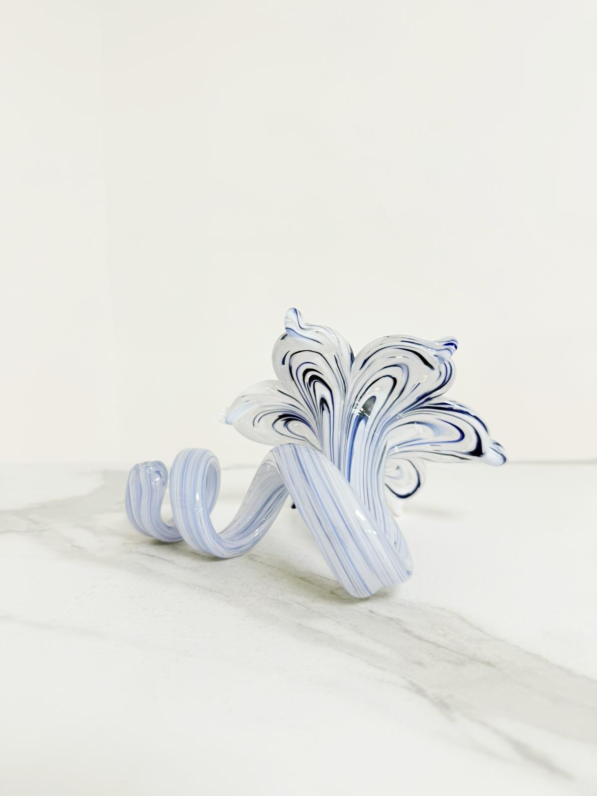 Murano Glass Flower Candle Holder | Certified Murano Glass | Made in Italy | Handmade | Collection 6 Petali