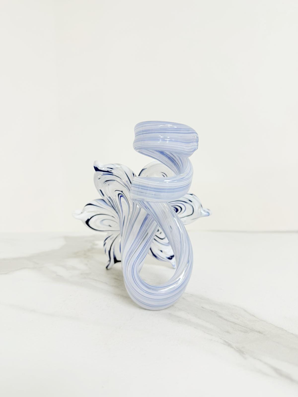 Murano Glass Flower Candle Holder | Certified Murano Glass | Made in Italy | Handmade | Collection 6 Petali