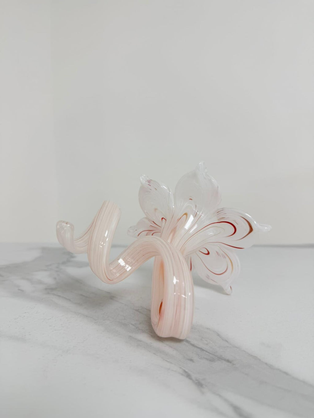 Murano Glass Flower Candle Holder | Certified Murano Glass | Made in Italy | Handmade | Collection 6 Petali