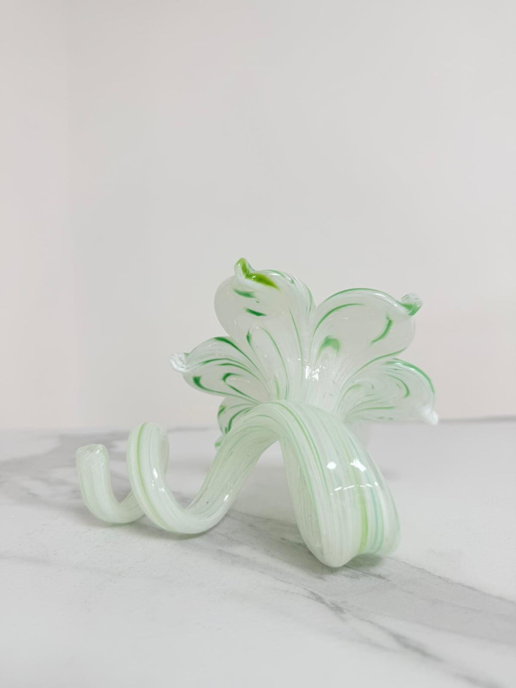 Murano Glass Flower Candle Holder | Certified Murano Glass | Made in Italy | Handmade | Collection 6 Petali