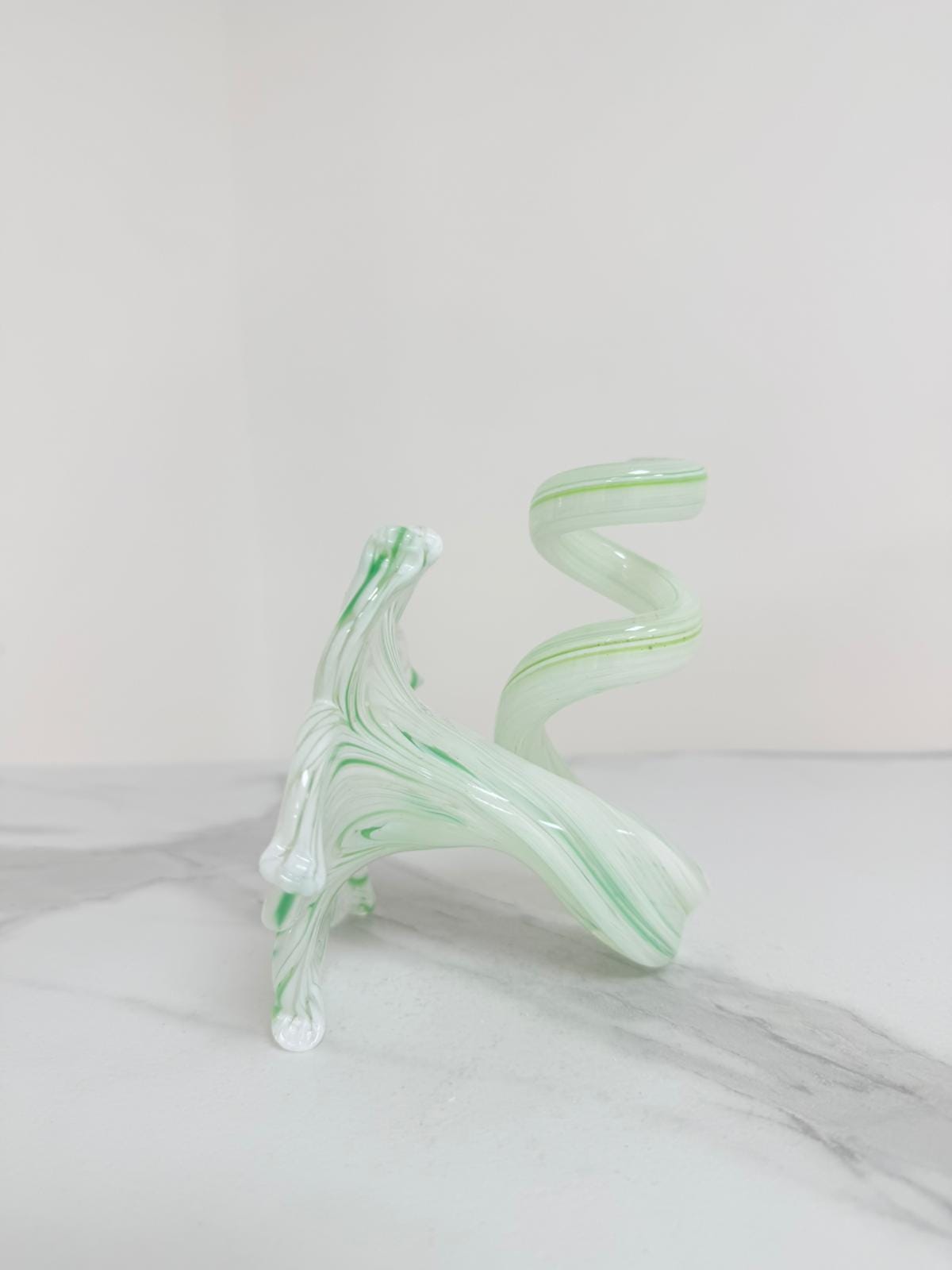 Murano Glass Flower Candle Holder | Certified Murano Glass | Made in Italy | Handmade | Collection 6 Petali