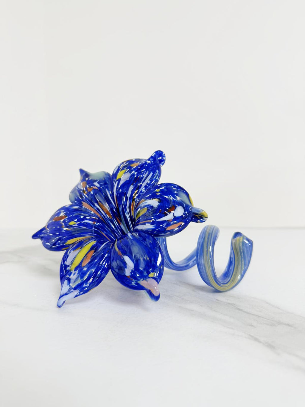 Murano Glass Flower Candle Holder | Certified Murano Glass | Made in Italy | Handmade | Collection 6 Petali
