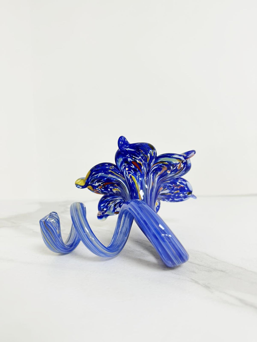 Murano Glass Flower Candle Holder | Certified Murano Glass | Made in Italy | Handmade | Collection 6 Petali