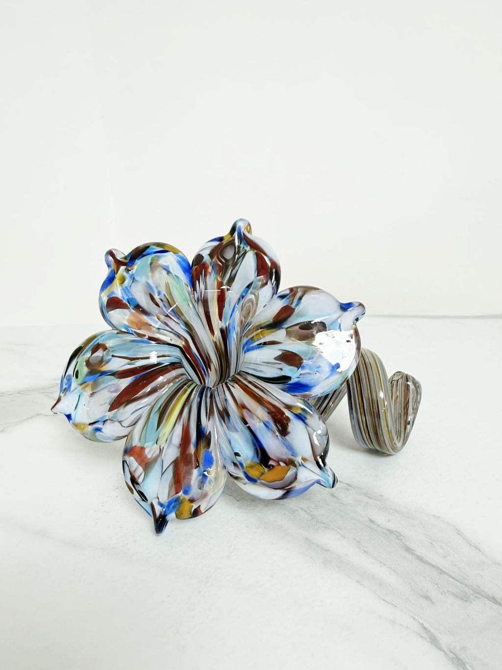 Murano Glass Flower Candle Holder | Certified Murano Glass | Made in Italy | Handmade | Collection 6 Petali