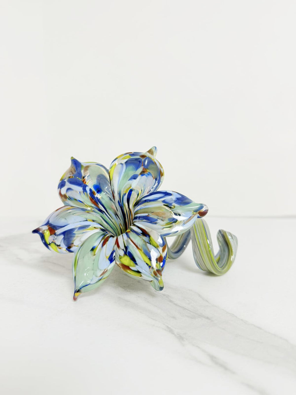 Murano Glass Flower Candle Holder | Certified Murano Glass | Made in Italy | Handmade | Collection 6 Petali