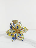 Murano Glass Flower Candle Holder | Certified Murano Glass | Made in Italy | Handmade | Collection 6 Petali