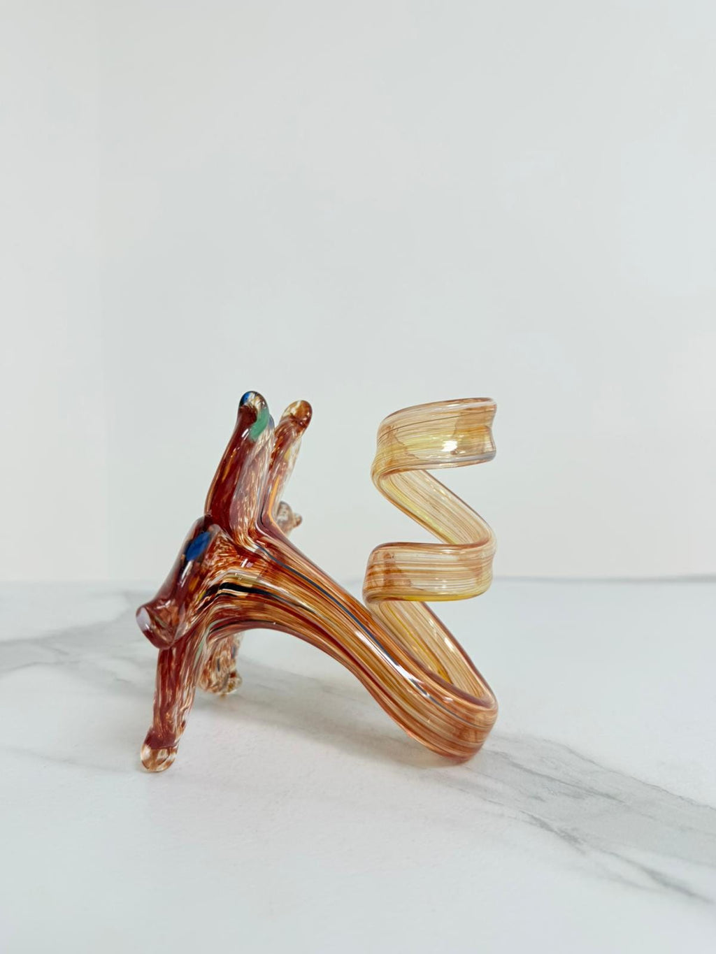 Murano Glass Flower Candle Holder | Certified Murano Glass | Made in Italy | Handmade | Collection 6 Petali