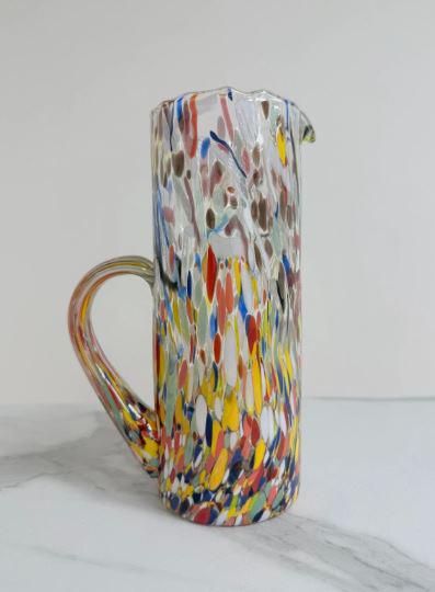 MurArt Brocca in Vetro di Murano Collezione Decoro MG B1 da 1000 ml h 22CM