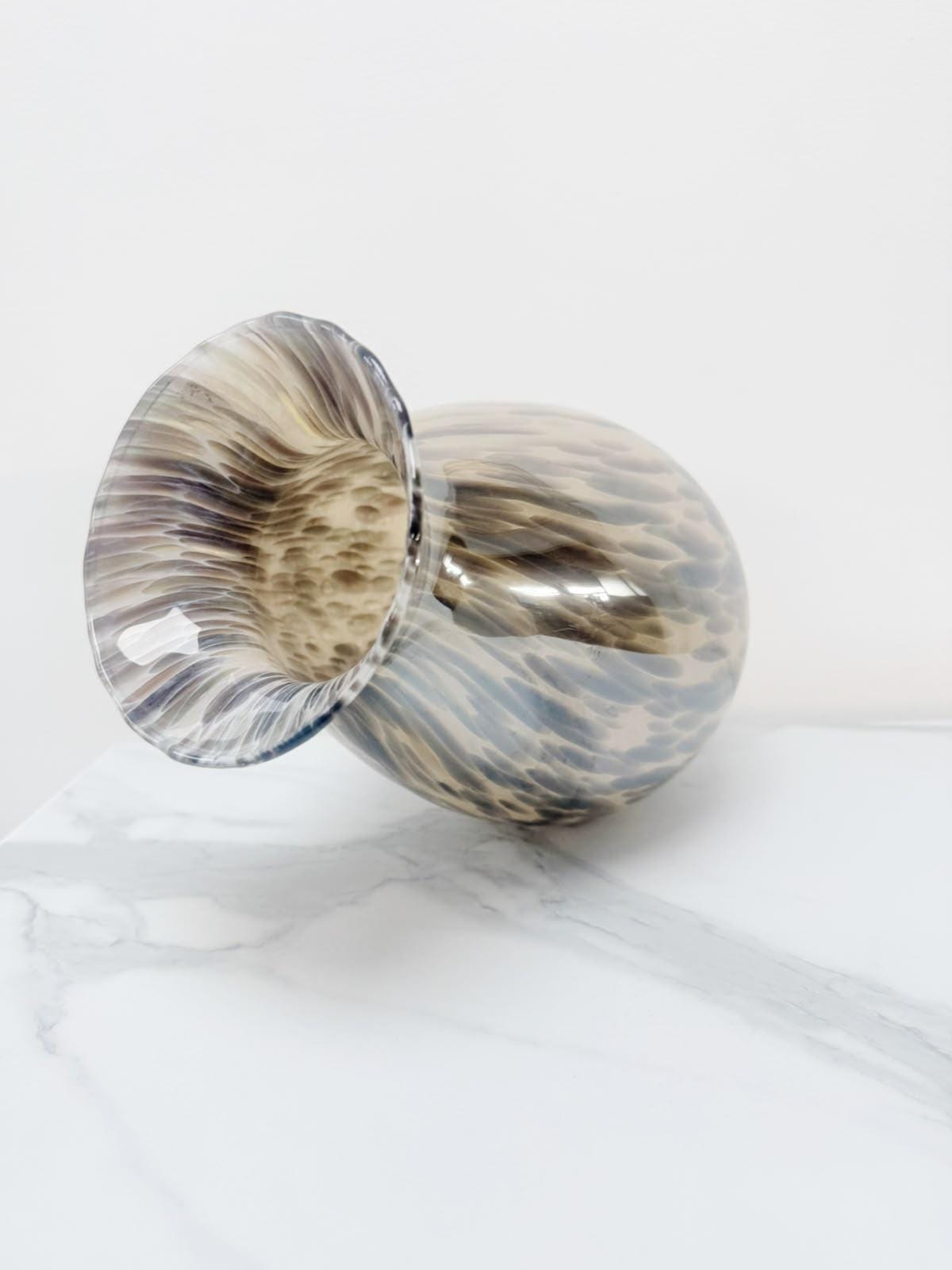 Murano Glass Vase | Certified Murano Glass | Made in Italy | Decorative Vase | Collection Vesuvio