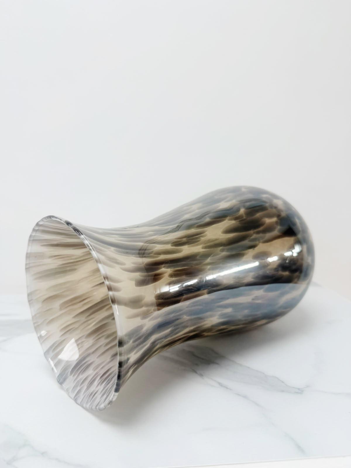 Murano Glass Vase | Certified Murano Glass | Made in Italy | Decorative Vase | Collection Vulcano