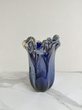 Murano Glass Vase | Certified Murano Glass | Made in Italy | Decorative Vase | Collection Pasta di Vetro Blu